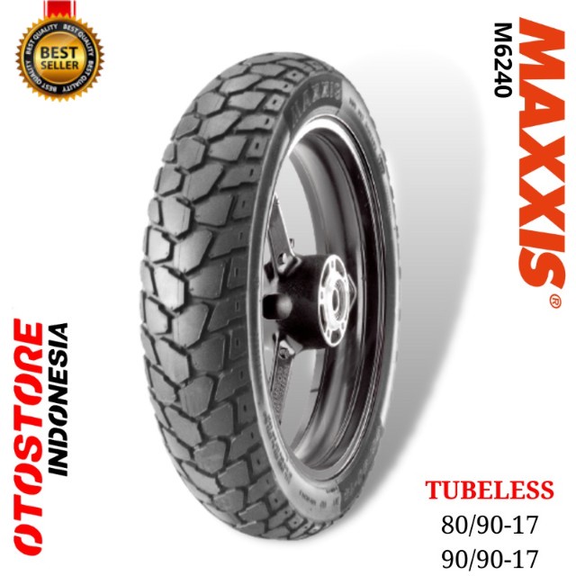 Ban Luar Motor Maxxis M6240 Off Road 8090 9090 Ring 17 Tubeless Ban Belakang Tahu Vario Mio Tracker