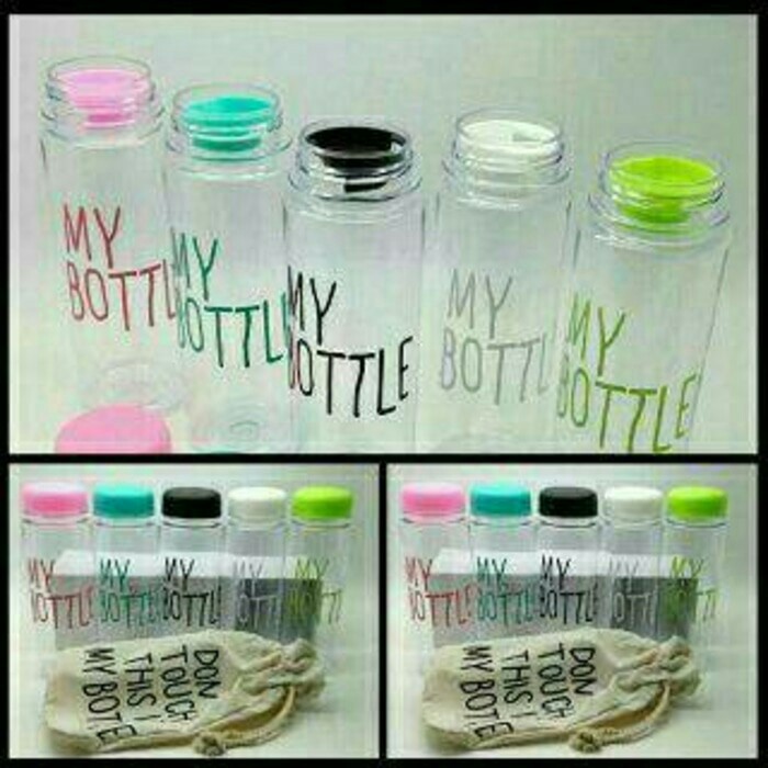 Diskon My Bottle Korea Style + Pouch / Bag / My Botle // May Botel / Botol 3Ox83qCADwkn8