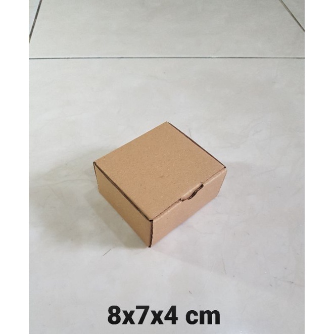 

Kardus Box uk. 8x7x4 cm Kotak Karton Die Cut