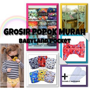 Ready                                 Grosir Paket Clodi Babyland Pocket   2 insert microfiber untuk