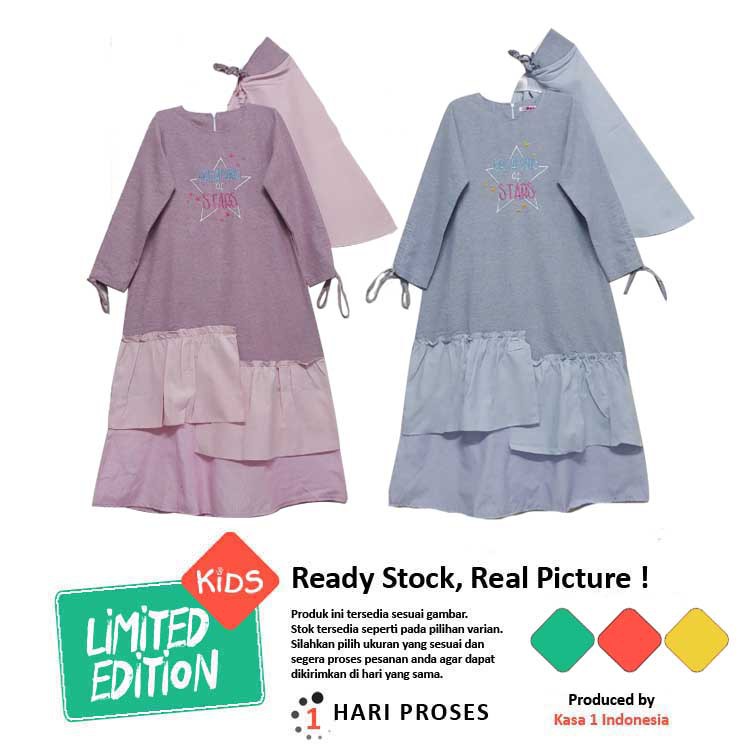  Baju  Gamis Anak  Perempuan  Usia 8 9 10  Tahun  DREAMING OF 