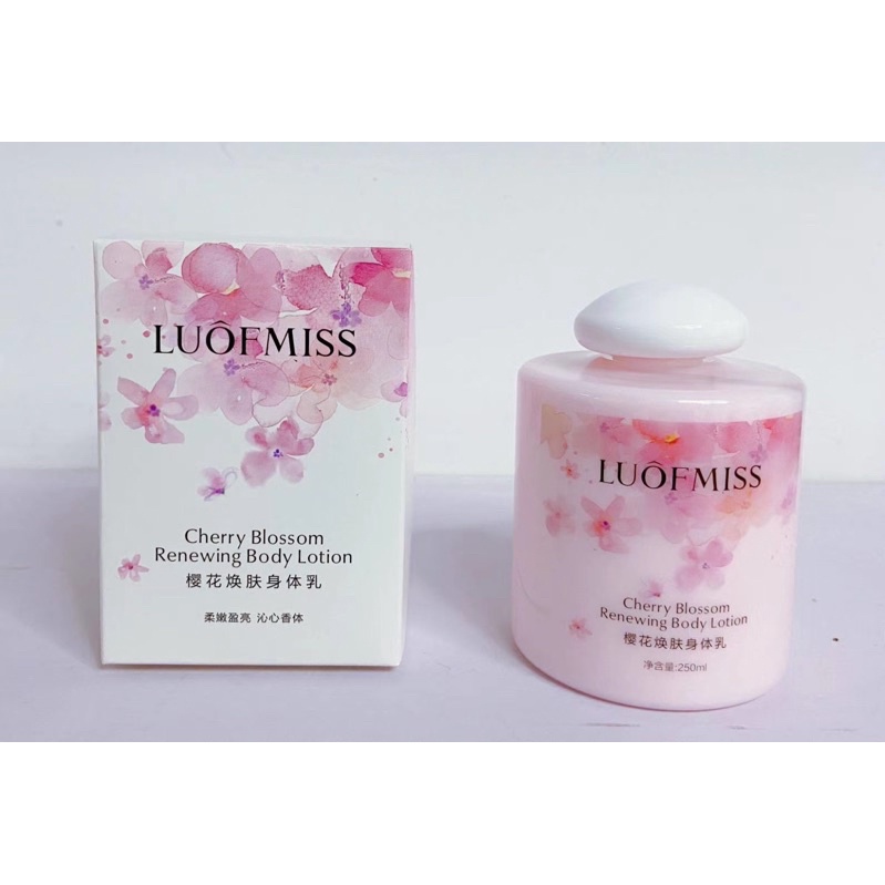 LUOFFMISS CHERRYBLOSSOM BODY LOTION 250 gram