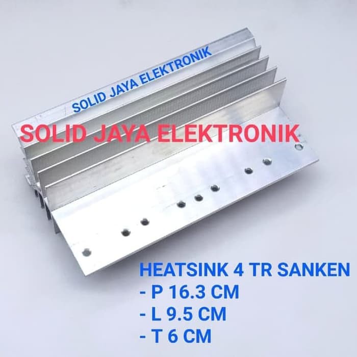 PENDINGIN HEATSINK 4 TR SANKEN TRANSISTOR FINAL SANKEN BOR MODEL Y HEATSRINK COOLONG MODEL Y - BOR