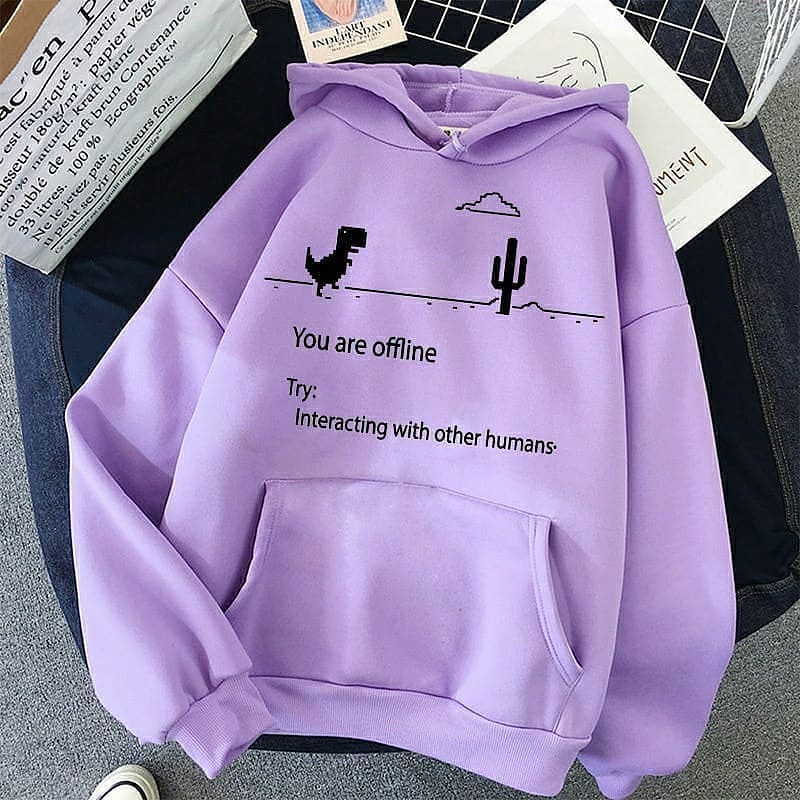 hoodie wanita Offline notice dino korean style hodie sweater cewek terbaru 2021 jaket wanita polos Tebal Murah Terlaris hoodie aesthetic hudie wanita Distro switer keren lilac hoddie remaja suiter cewek jumper suwiter modern