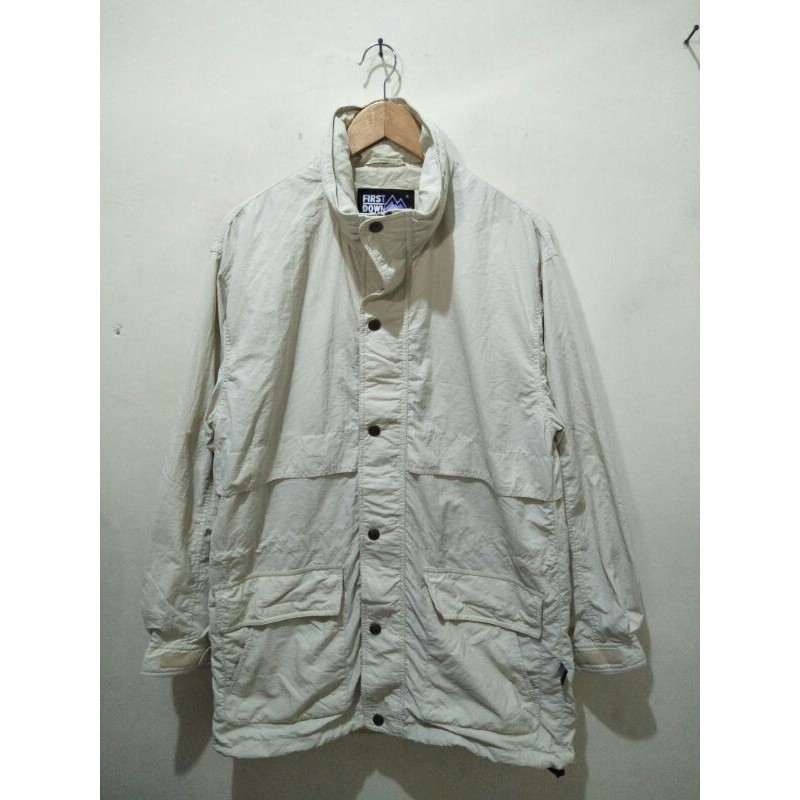 jaket parka parasut outdoor uniqlo second original tebal