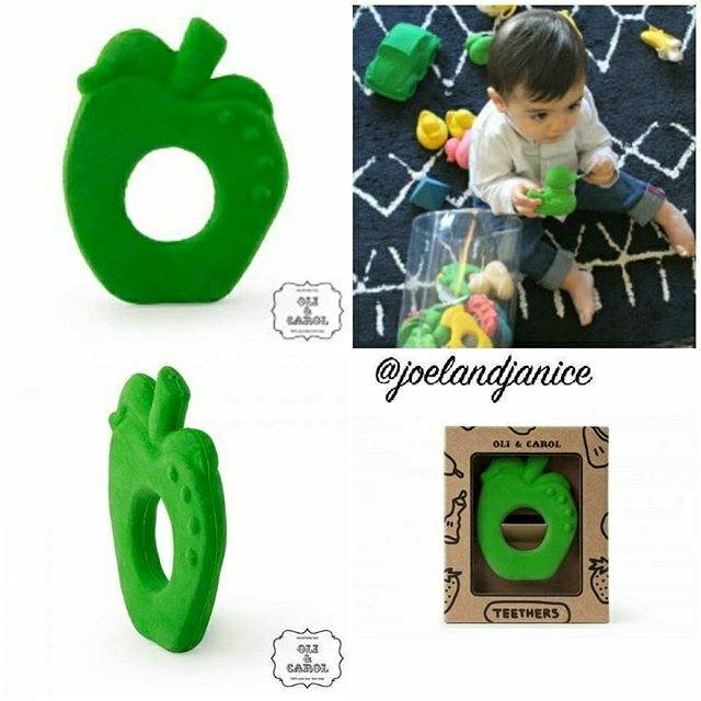 Oil and Carol Chew Fruit Apel Teether