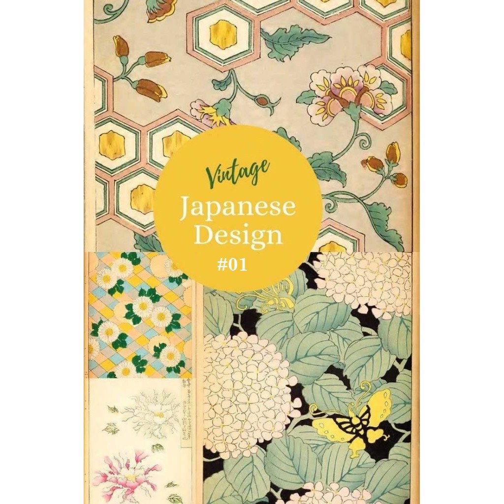

Kertas Scrapbook A4 - Vintage Japanese Pattern_PBB21 Design01