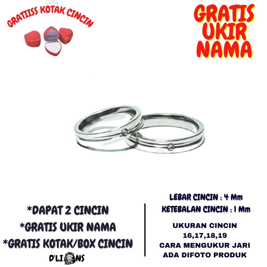 CINCIN TITANIUM,CINCIN KOTAK LIST PERMATA,CINCIN COUPLE TITANIUM,GRATIS UKIR NAMA,SUDAH DAPAT 2 CINCIN,SUDAH GRATIS BOX CINCINNYA