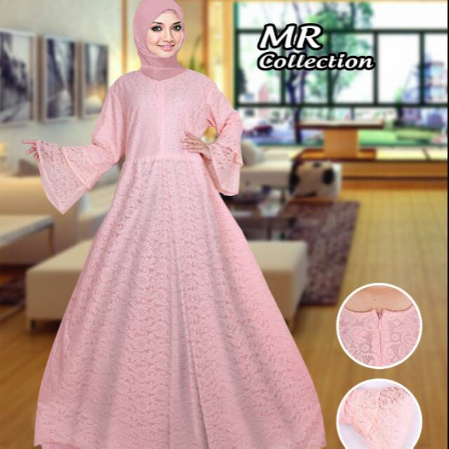 Gamis jumbo pink