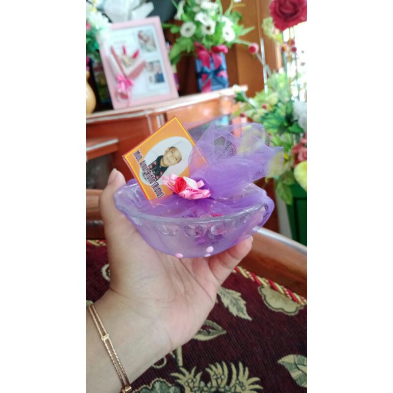 mangkok bola / souvenir mangkok kecil / mangkok motif bola / mangkok kaca / souvenir