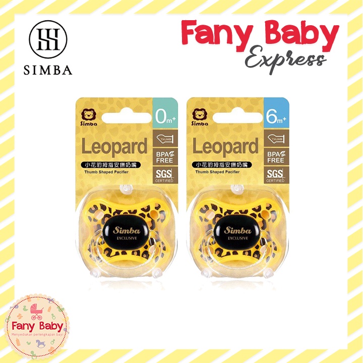 SIMBA LEOPARD THUMB SHAPE PACIFIER