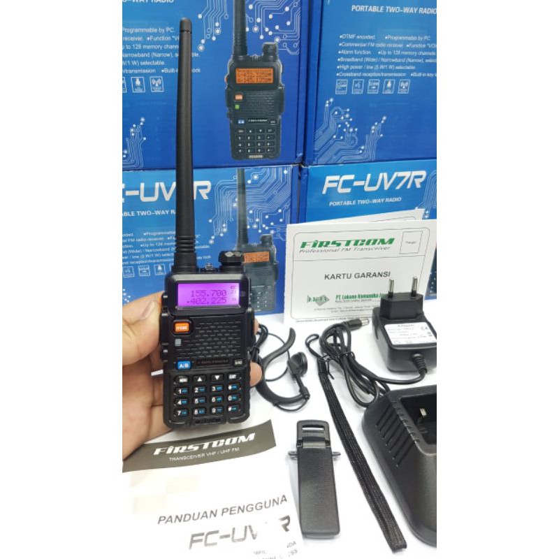 HT FIRSTCOM FC-UV7R DUALBAND ORI GARANSI FIRTSCOM UV7R FREE HEADSET