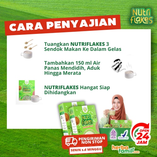 NUTRI FLAKES SEREAL ASAM LAMBUNG MAAG GERD Membantu Mengobati Asam Lambung Gerd Dan Maag Secara Alami