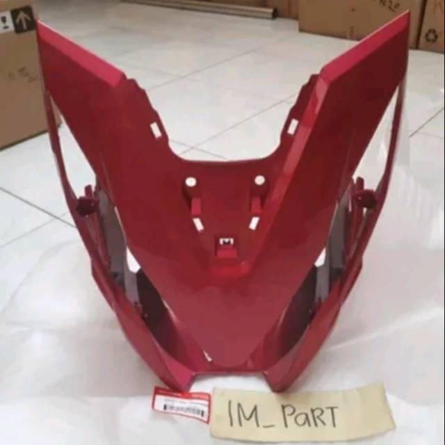 Cover tameng body depan Honda beat fi esp 2016-2018 ECO street pink original