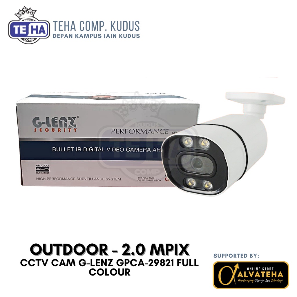 CCTV Camera Outdoor HD 5MP 2MP Glenz Night Color CCTV Full Color - 2 MP