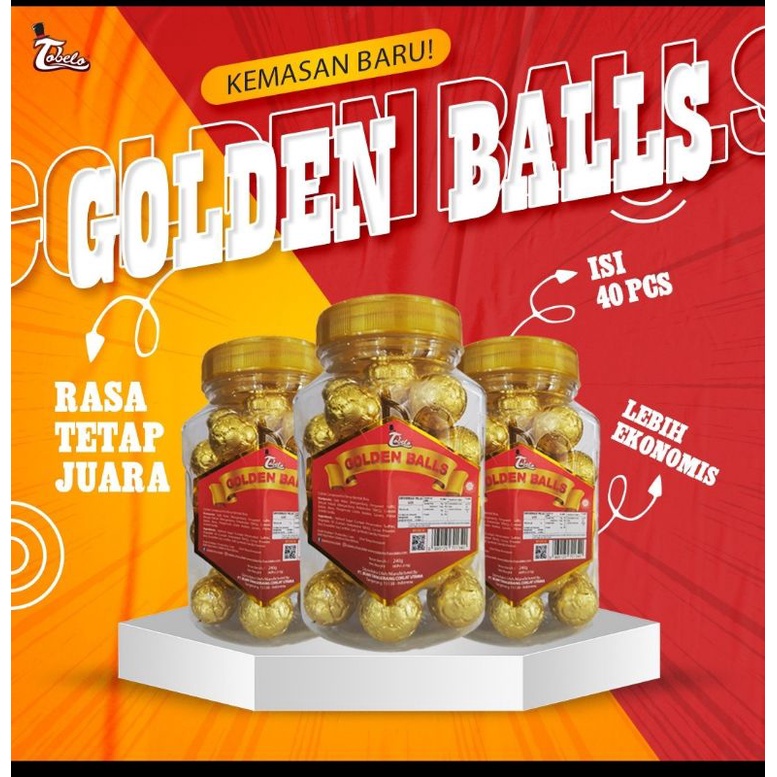 

Tobello Golden Balls Cokelat (40pcs)