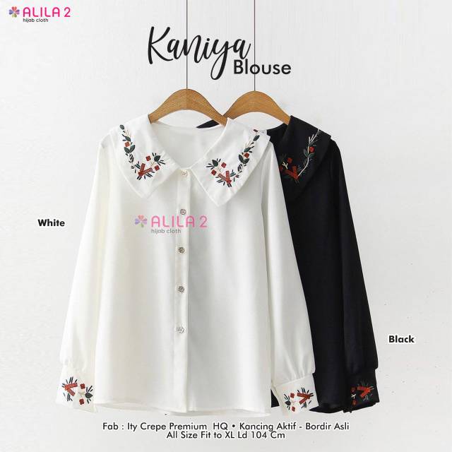 Kaniya Blouse / Blouse Korea / Korean Style Outfit Korea