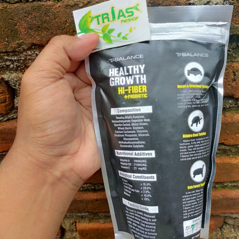 MURAHH T BALANCE PELET KURA KURA DARAT/MAKANAN KURA KURA SULCATA ALDABRA HERMANI DLL/TORTOISE FOOD/M