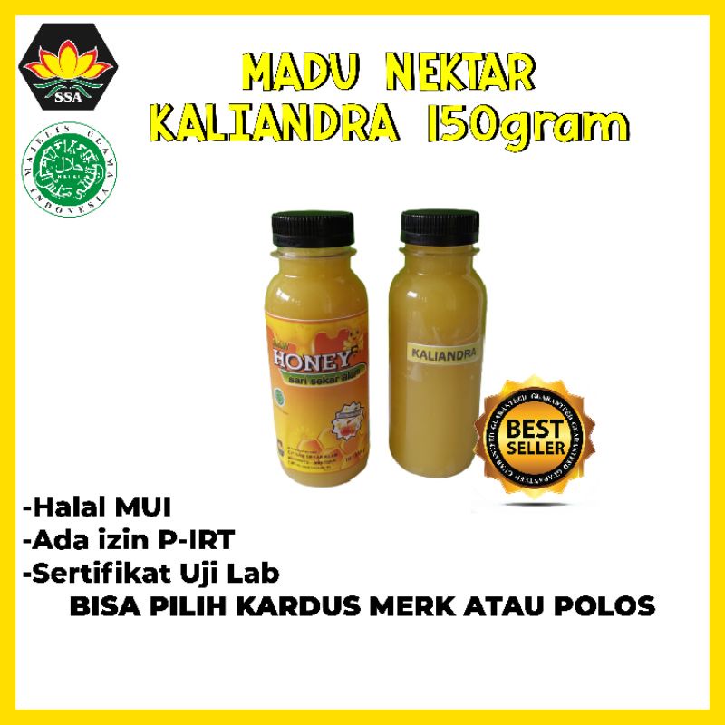 PROMO 150 gram Raw honey/madu nektar bunga kaliandra