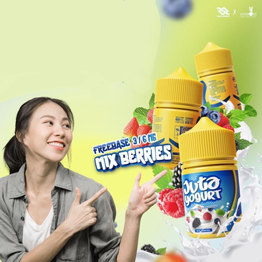 JUTA YOGHURT 60ML MIX BERRY AUTHENTIC