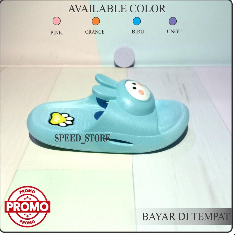 [MLL.10Jn22ᵞ] AZQA - SENDAL IMPORT ANAK MOTIF BANNY BUNNY KELINCI NEW / SENDAL ANAK PEREMPUAN USIA 0