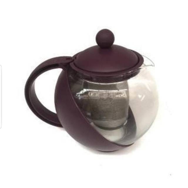 TEKO POT KACA CERET TEH 750ML TEKO TEH + SARINGAN
