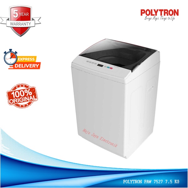 Mesin Cuci 1 Tabung POLYTRON PAW 7527 Zeromatic Hijab Series 7.5 KG