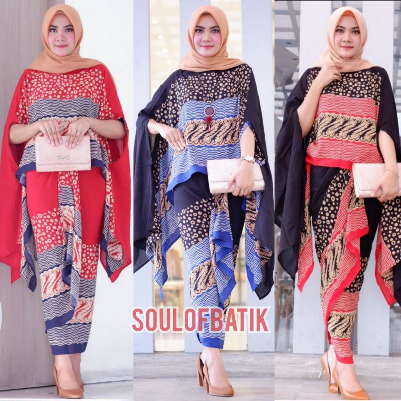 BATIK SEIKHA QUEEN PARIS BATWING ROK LILIT ZEIN