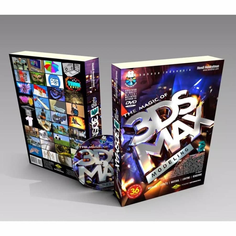BUKU THE MAGIC OF 3D STUDIO MAX MODELING +DVD asli 100%