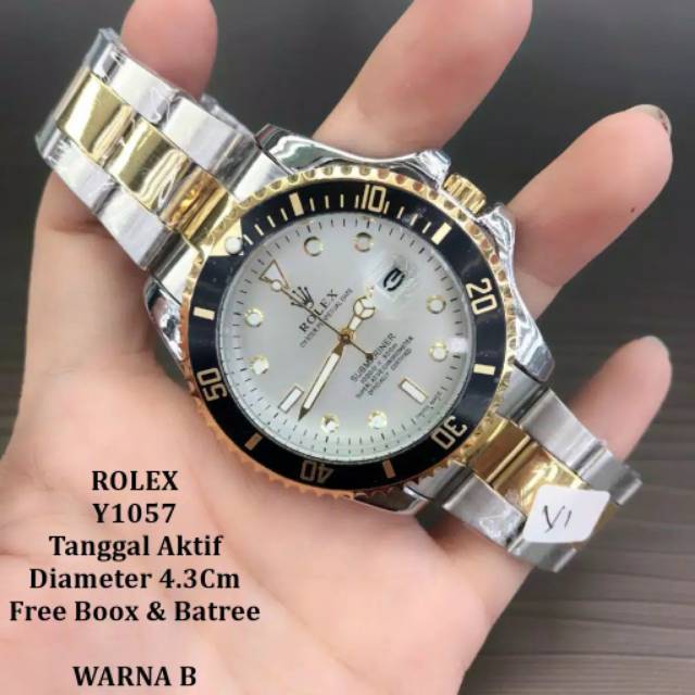 [FREE BOX] JAM TANGAN PRIA FASHION ELEGAN