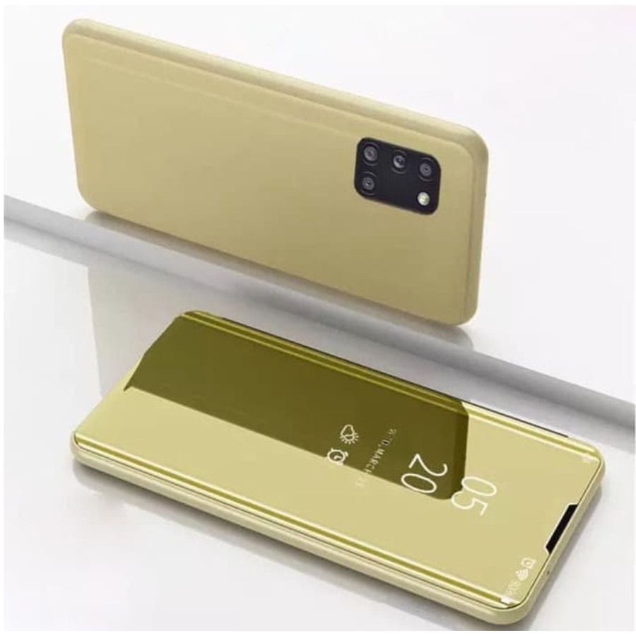 Flip Case Oppo A92 Clear view standing cover mirror case