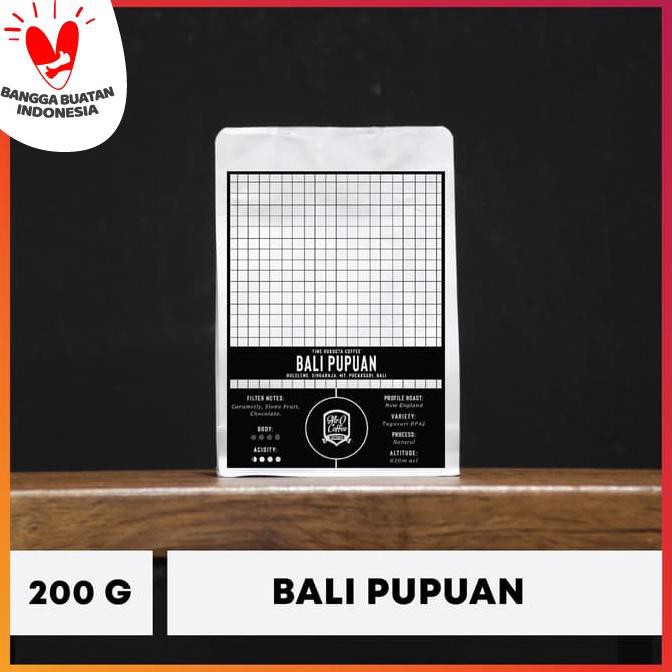 

Kopi Robusta Fine Premium Bali Pupuan | Biji / Kopi Single Origin Asli - Biji Sangrai Terbaru