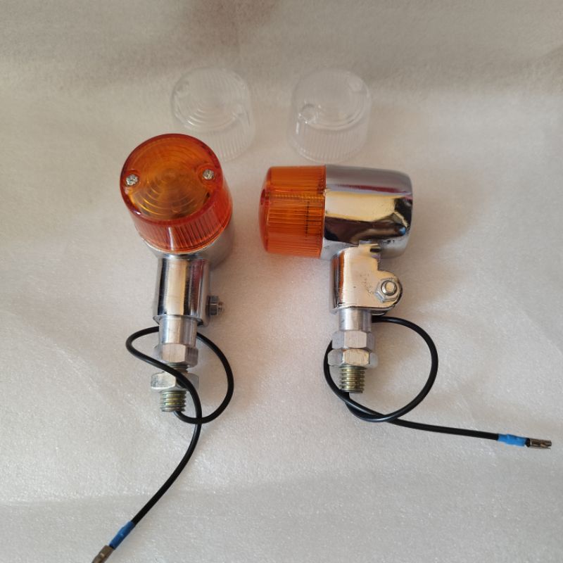 Lampu Sen Sein Palu Bulat - Bulat Double Mika Isi 2pcs