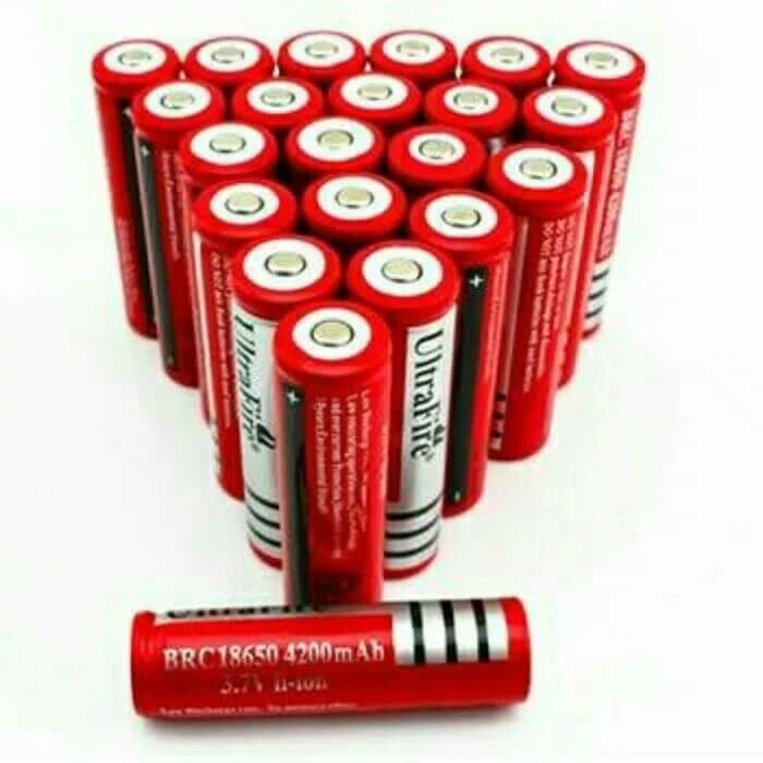 battery cas 18650 UltraFire baterai kipas portable senter swat fave - UlTRAFIR 18650 4200 - 9500 mAh