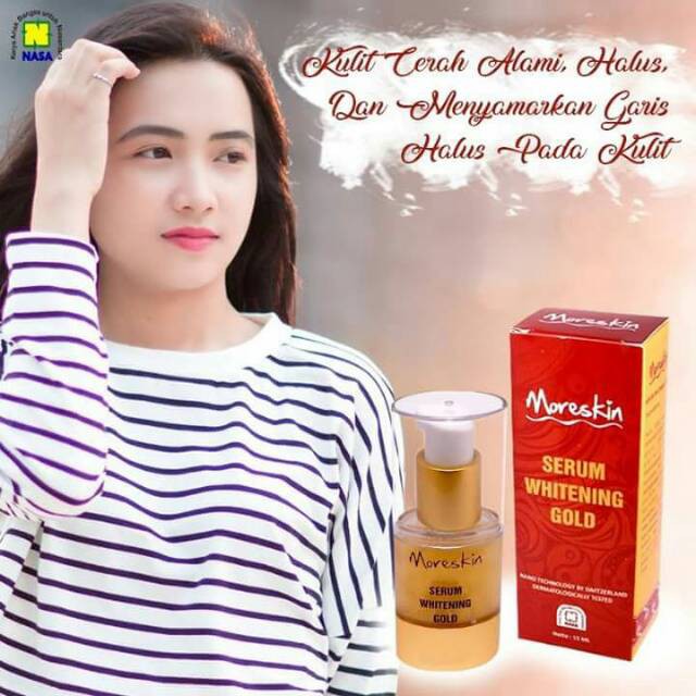 Serum Gold Moreskin Nasa,penghilang kerutan dan flek hitam