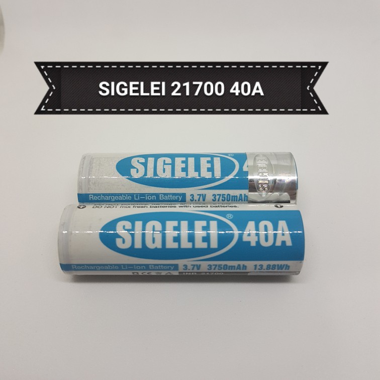 BATTERY SIGELEI 21700 AUTHENTIC 3750mah 40A