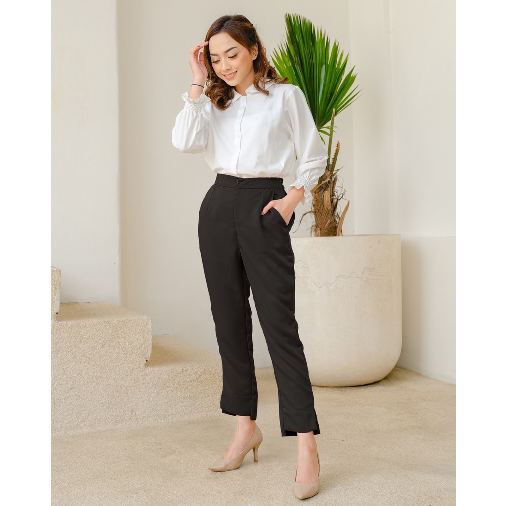 Mayoutfit Chiara Pants | Celana Pensil Asimetris-2