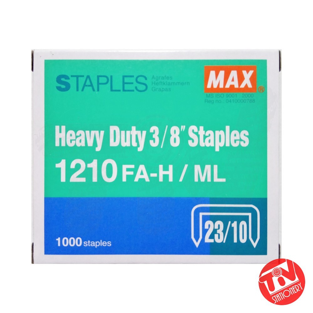 

Isi Staples MAX Heavy Duty 1210 FA-H (3/8")