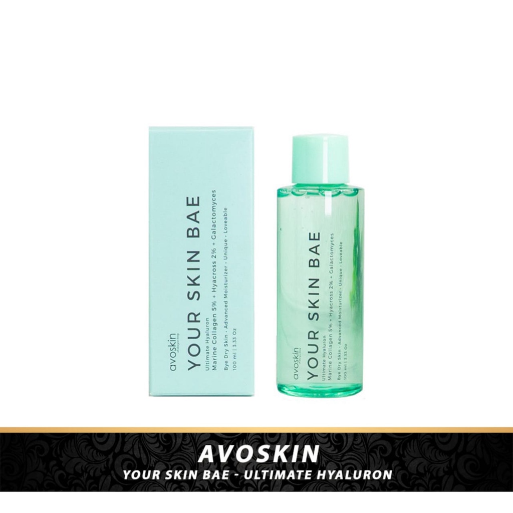 AVOSKIN YOUR SKIN BAE Marine Collagen 5Persent + Hyacross 2Persent + GALACTOMYCES 100ml BPOM Baru !!