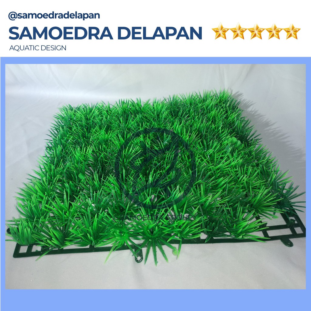 RUMPUT KARPET AQUARIUM RUMPUT SINTETIS HIASAN AQUARIUM