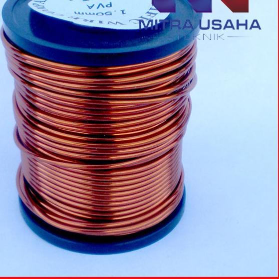KAWAT TEMBAGA EMAIL 0.45 MM ENAMEL WIRE COOPER GULUNG DINAMO ILMAIL 0.45mm 0,45 045 0,45mm