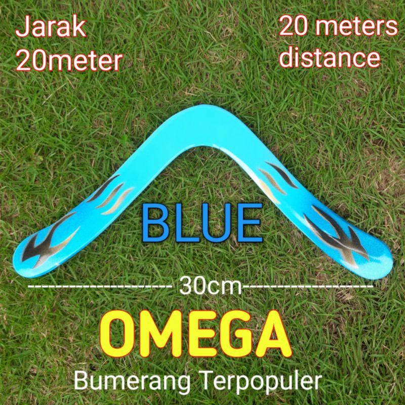 boomerang omega jarak 20 meter