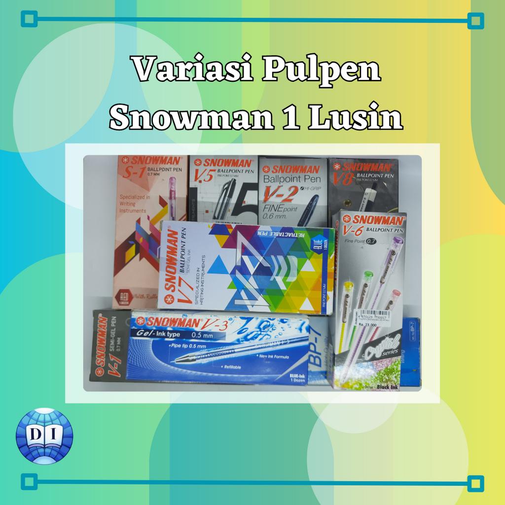 

[ VARIASI PULPEN SNOWMAN 1 LUSIN ] SNOWMAN | PULPEN | ALAT ATK | PULPEN 1 PAK | PULPEN 1 LUSIN | PULPEN SNOWMAN V1 | PULPEN SNOWMAN V2 | PULPEN SNOWMAN V3 | PULPEN SNOWMAN V5 | PULPEN SNOWMAN V6 | PULPEN SNOWMAN V5 | PULPEN SNOWMAN V6 | PULPEN SNOWMAN V7