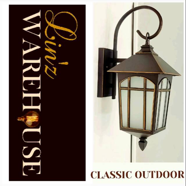 Lampu dinding CLASSIC OUTDOOR PREMIUM WALL LAMP