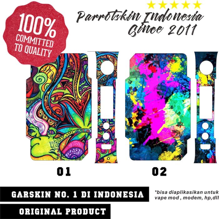 Garskin skin voopoo drag v2 mod spalsh liquid - free custom gambar