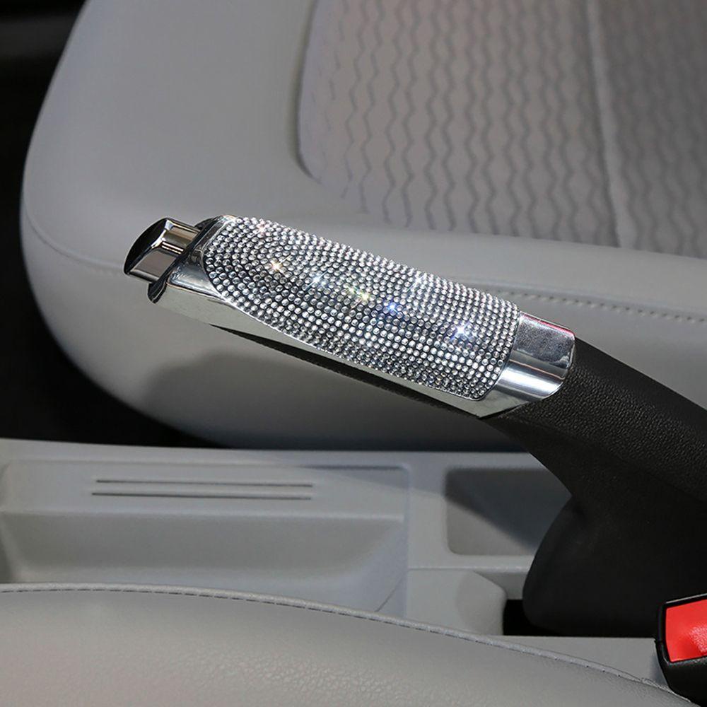 Top Handbrake Grip Cover Universal Good Hand Feeling Diamond Bling