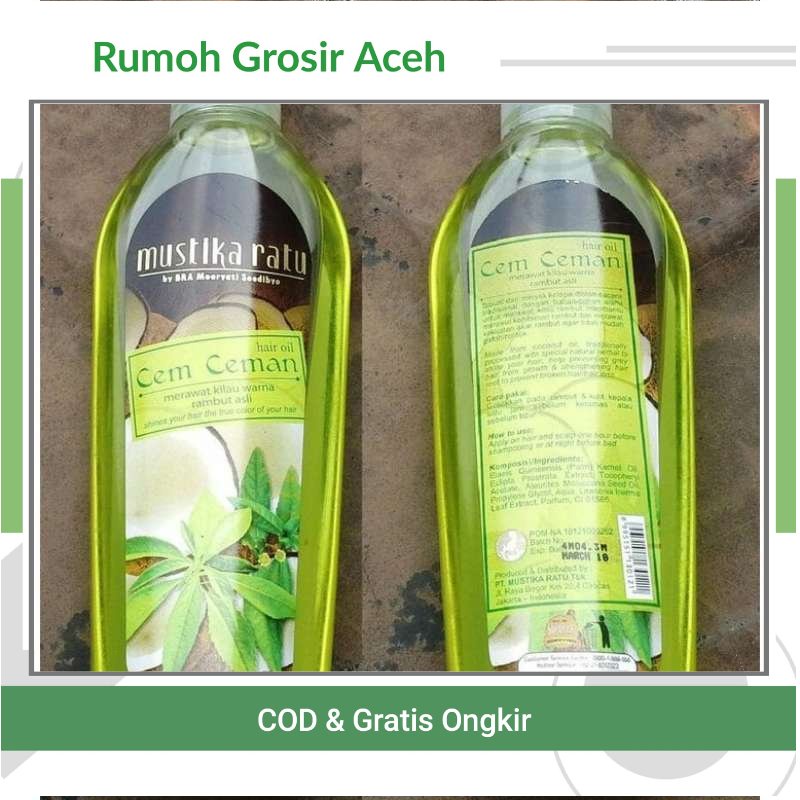 [ACEH] MINYAK CEM CEMAN PERAWATAN RAMBUT BERWARNA