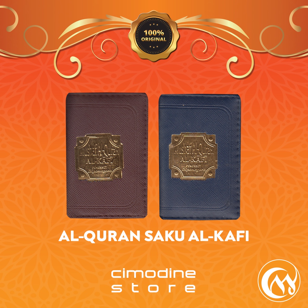Al Qur an Saku/Mini Resleting Mushaf Al-Kafi | Alquran  Kecil 610 hal 7x10 Cm | CV Diponegoro