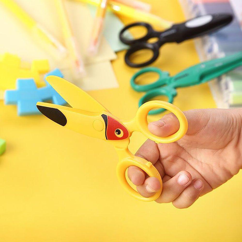 Lanfy Gunting Lucu Hewan Sekolah Kantor Untuk Anak Balita Kerajinan Tangan Preschool Training Cutting Supplies