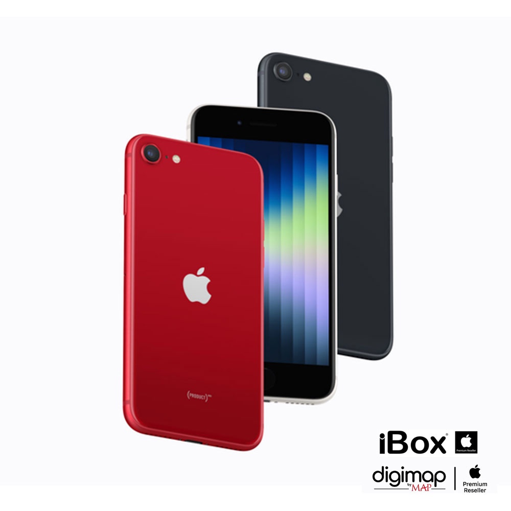 [ iBox ] iPhne SE 3 64GB 128GB 256GB Midnight Red Starlight